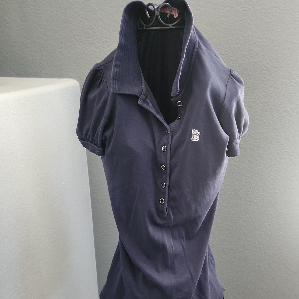 Juicy Couture Dark Blue Button Down Shirt